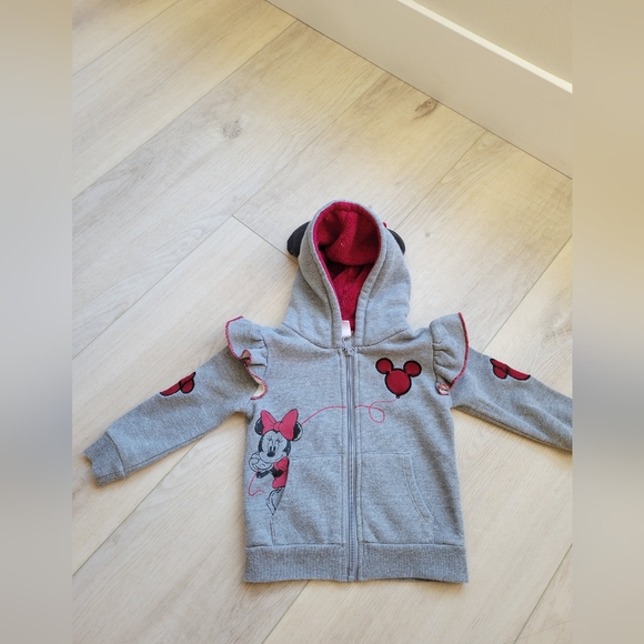 Disney Toddler Girl Bundle 2T-4T - Ariel Skirt and Minnie Mouse Hoodie - Picture 10 of 16